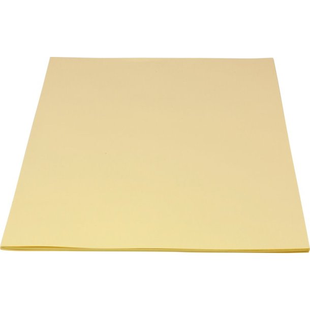 Bantex Konceptpapir, gult, ulinjeret (250)