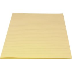 Bantex Konceptpapir, gult, linjeret (250)