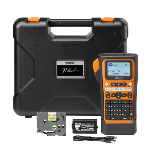 Brother P-touch E310BTVP Labelprinter, kuffertsæt