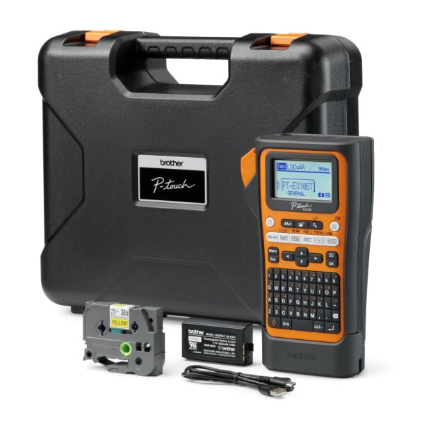 Brother P-touch E310BTVP Labelprinter, kuffertst