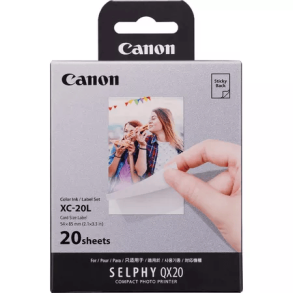 Canon XC-20L Ink/Paper Set, 54x85 mm, 20 Prints