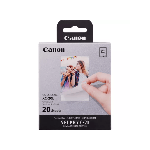 Canon XC-20L Ink/Paper Set, 54x85 mm, 20 Prints