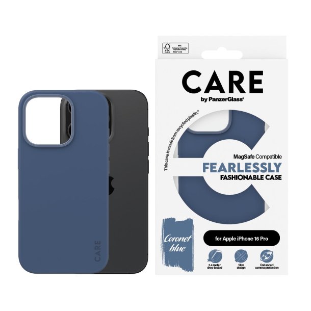 CARE iPhone 16 Pro Fashionable Case Bl m. MagSafe