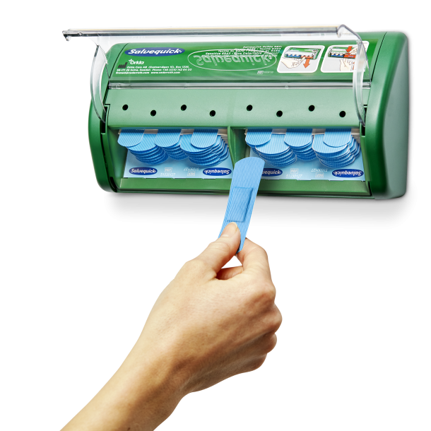 Plasterdispenser inkl. bl� sporbare plastre