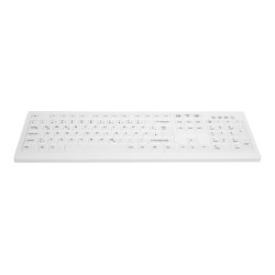 CHERRY Wireless Hygiene Desktop Keyboard Sealed USB Whit