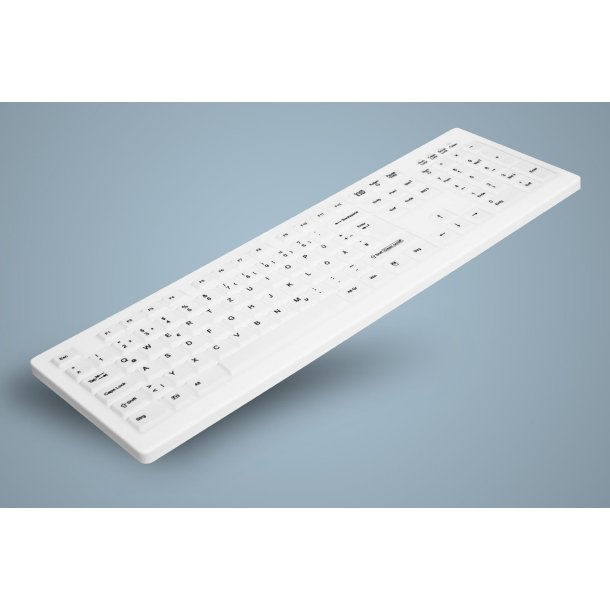 CHERRY Hygiene Desktop Keyboard Sealed USB, White