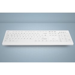 CHERRY Hygiene Desktop Keyboard Sealed USB, White