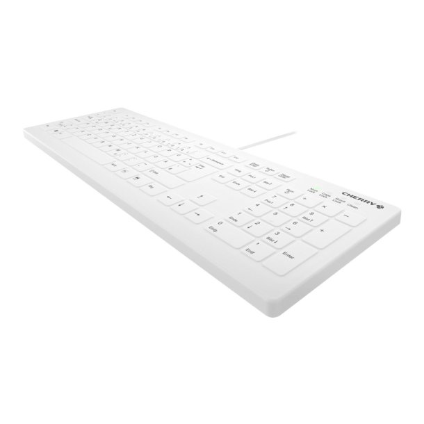 CHERRY Flat Profile Hygiene Desktop Keyboard Sealed USB,