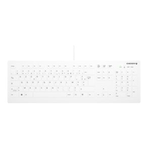 CHERRY Flat Profile Hygiene Desktop Keyb USB, White