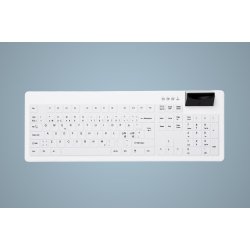 CHERRY Hygiene SC Desktop Keyboard Sealed USB, Black/Whi