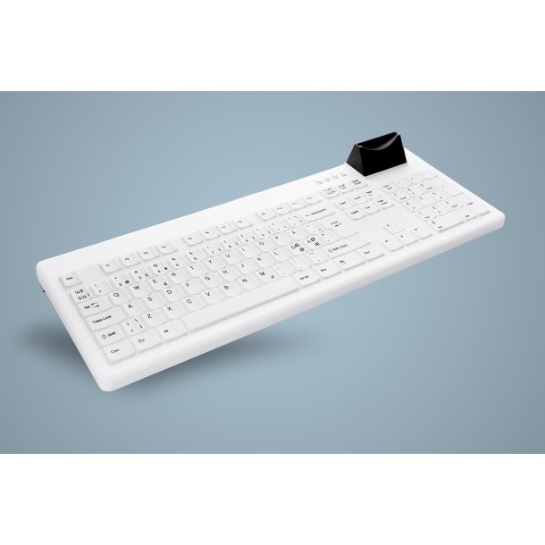 CHERRY Hygiene SC Desktop Keyboard Sealed USB, Black/Whi