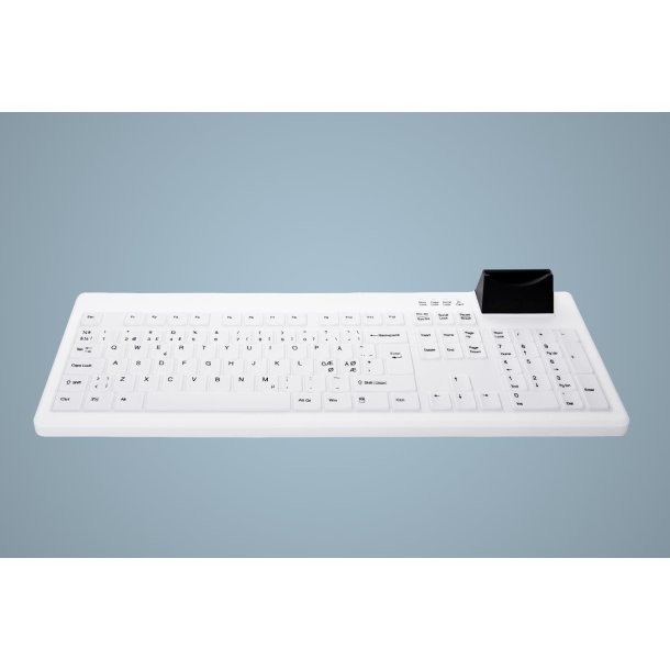 CHERRY Hygiene SC Desktop Keyboard Sealed USB, Black/Whi