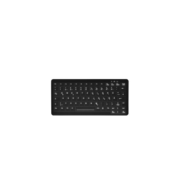 CHERRY Hygiene Backlit Mini Notebook Keyb. USB, Black
