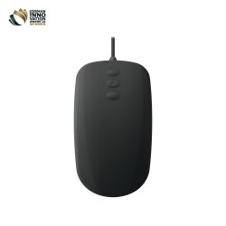 CHERRY Hygiene Mouse 3 Buttons Scroll Watertight USB, Bl