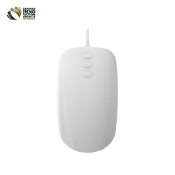 CHERRY Hygiene Mouse 3 Buttons Scroll Watertight USB, Wh