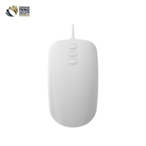CHERRY Hygiene Mouse 3 Buttons Scroll Watertight USB, Wh
