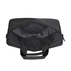 14'' Briefcase Santa Monica - Recycled, Black