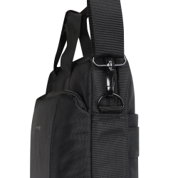 14'' Briefcase Santa Monica - Recycled, Black