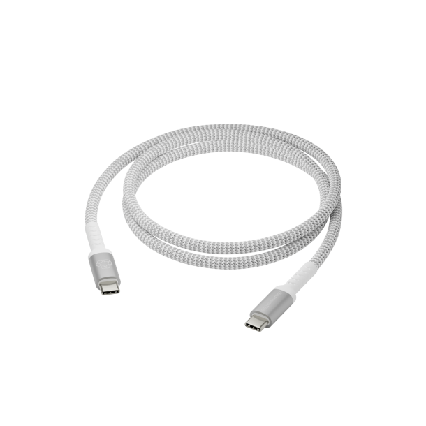 Re-charge - BRD Cable - USB-C to USB-C, White (1.2m)