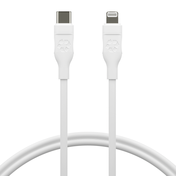 Re-charge - Bulk - Cable - USB-C to Lightning, White (1.2m)