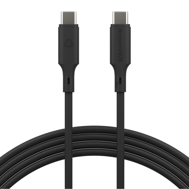 DBRAMANTE re-charge IT Cable 2m USB-C/USB-C 100W - Black