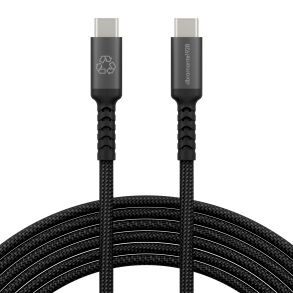 DBRAMANTE re-charge IT Cable BRD 3m USB-C/USB-C 100W Black
