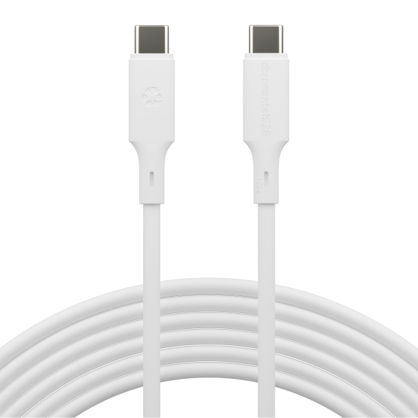 DBRAMANTE re-charge IT Cable 3m USB-C/USB-C 100W - White