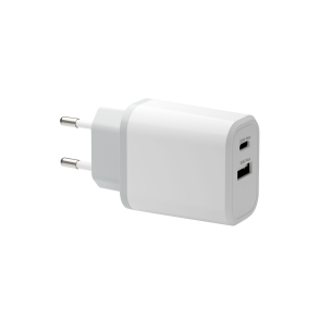 Bulk EU WallC USB-C 30W+USB-A 18W -W