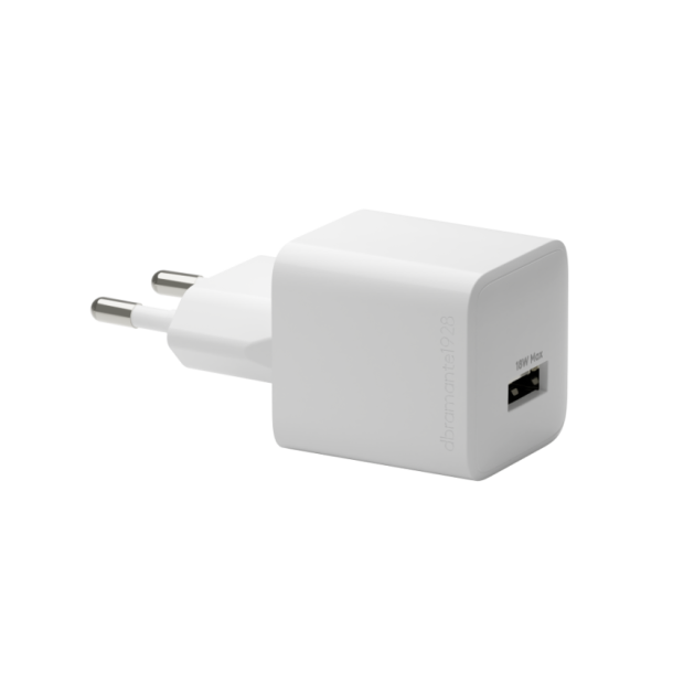 Re-charge - Wall Charger GaN - USB-A 18W EU, White