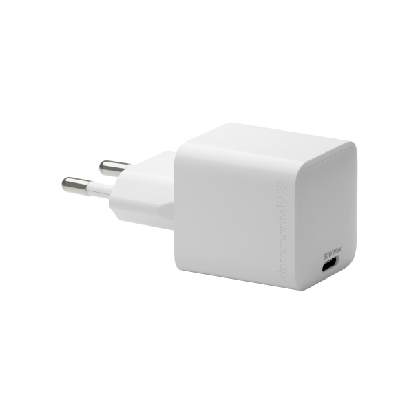 Re-charge - Bulk - Wall Charger GaN - USB-C 30W EU, White