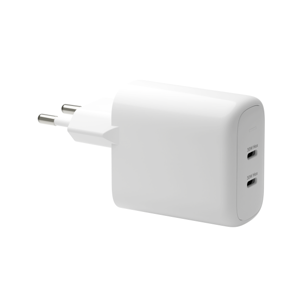 Re-charge Pro - EU Wall Charger - 2x USB-C 30W - W