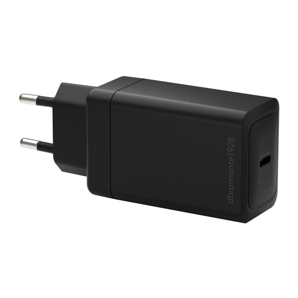DBRAMANTE re-charge Bulk Wall Charger USB-C 65W Black