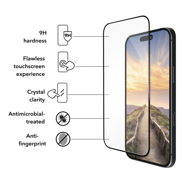 eco-shield - iPhone 17 Pro - Black Edge