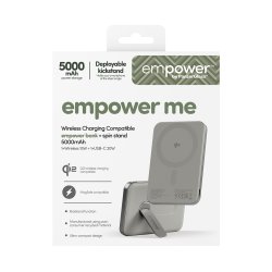 EMPOWER empower Bank w. Spin Stand | 5000mAh | Titanium