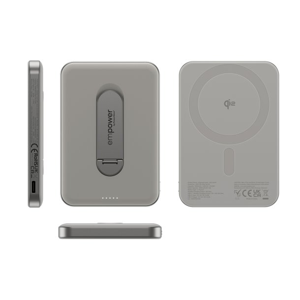 EMPOWER empower Bank w. Spin Stand | 5000mAh | Titanium