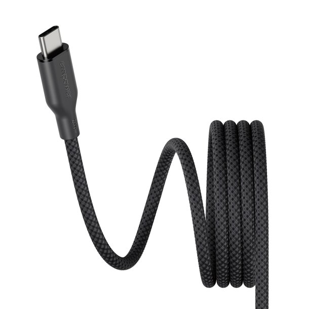 EMPOWER Magnetic 240W USB-C to USB-C Cable 1.5M, Space Black