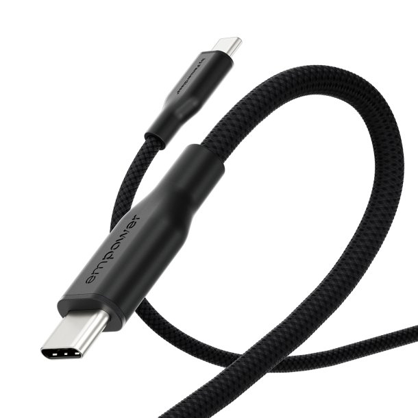 EMPOWER Racing 60W USB-C to USB-C Cable 1.2M, Space Black