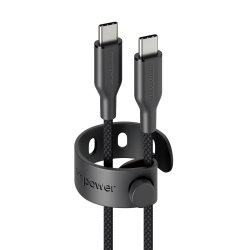 EMPOWER Racing 60W USB-C to USB-C Cable 2M, Space Black