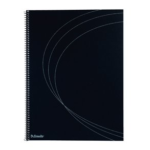 Spiralblok u/H A4 linieret 75 ark 75g