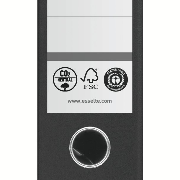 Brevordner No1 POB CO&sup2;-komp A4 75mm sort