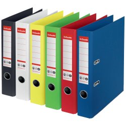 Brevordner No1 POB CO&sup2;-komp A4 50mm sort