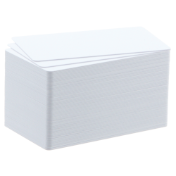 Badgy blank white 0,50mm thick cards (100)