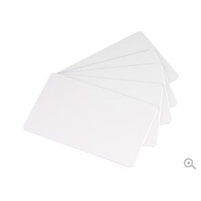 Badgy blank white 0,76mm thick cards (100)
