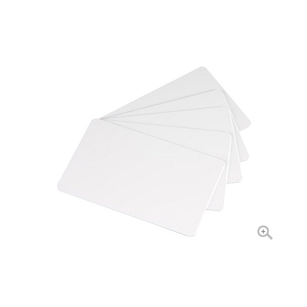 Badgy blank white 0,76mm thick cards (100)