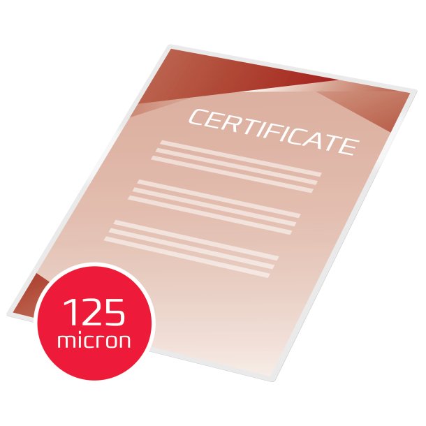 GBC Lamineringslomme 125my A4 (100)