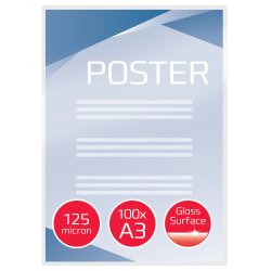 GBC Lamineringslomme 125my A3 (100)