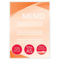 GBC Lamineringslomme 125my A5 (100)