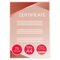 GBC Lamineringslomme 75my A4 (100)