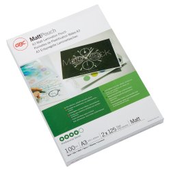 GBC Lamineringslomme mat 125my A3 (100)