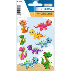 Herma stickers Magic baby dinos foil (1)